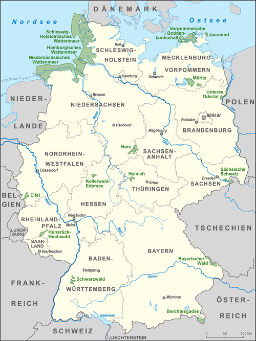 National parks of Germany